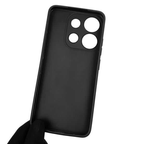 Чохол для Infinix Smart 7 протиударний із квадратними гранями із захистом камери на інфінікс смарт 7 чорний 0001186 фото