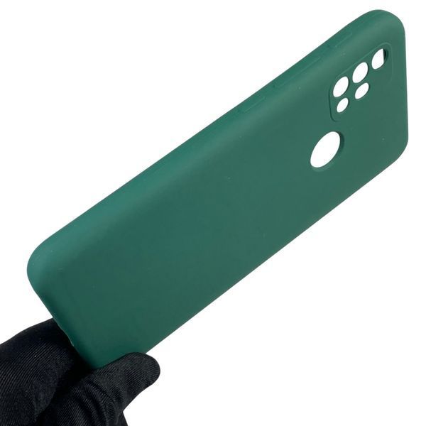 Чехол для Motorola Moto G10 (789437) силиконовый с микрофиброй нескользящий на моторола г10 зеленый 0031753 фото