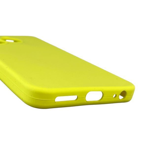Чехол для TECNO Spark Go 2024 (BG6) силиконовый с микрофиброй нескользящий на техно спарк го 2024 желтый 0032297 фото