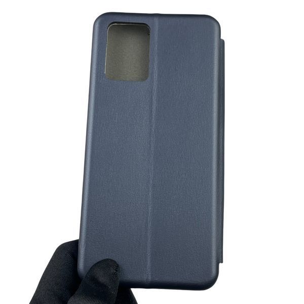 Чехол-книжка для Vivo Y33S с подставкой на виво у33с темно-синяя 0008471 фото