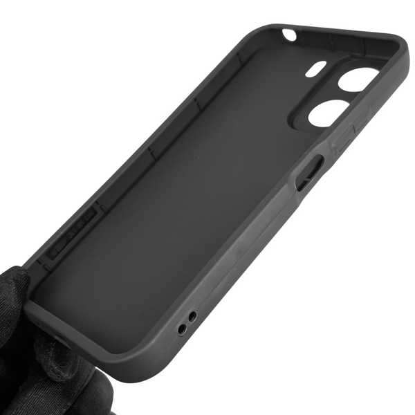 Чохол силіконовий Soft Touch з 3D принтом для Xiaomi Redmi 13C чорний (Повний захист камери) 0042206 фото