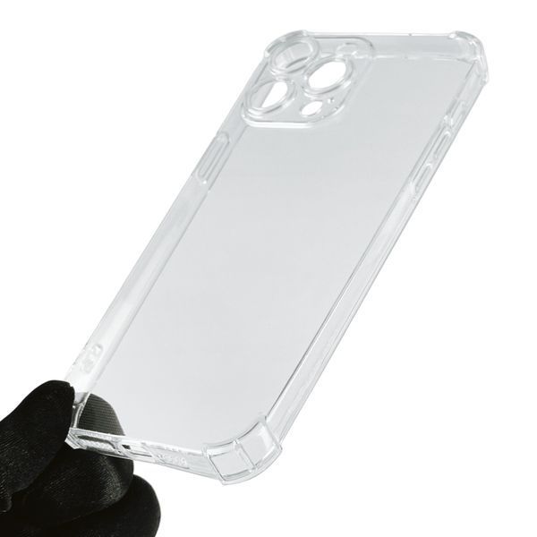 Чехол для Apple iPhone 14 Pro Max с бронь углами выше экрана противоударный на айфон 14 про макс прозрачный 0000382 фото