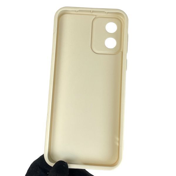 Чехол силиконовый Soft Touch с 3D принтом Майнкрафт для Motorola Moto E13 (PAXT0034) молочный (Полная защита камеры) 0040993 фото
