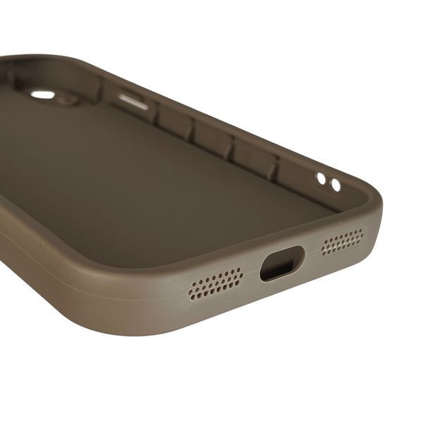 Чехол силиконовый Soft Touch с 3D принтом для Apple iPhone Xr коричневый (Полная защита камеры) 0040247 фото