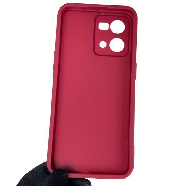 Чохол силіконовий Soft Touch з 3D принтом кумедний тед ведмідик для Oppo Reno 7 бордовий (Повний захист камери) 0049399 фото
