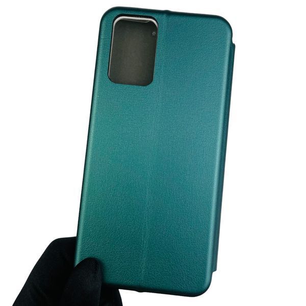 Чехол-книжка для OPPO A54 4G с подставкой на оппо а54 4г тёмно-зелёная 0001668 фото