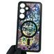 Чехол для Samsung Galaxy S24 (SM-S921B) с 3д эффектом с магнитом магсейф на самсунг с24 чёрный 0012014 фото 1