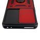 Чохол протиударний для Xiaomi Poco F4 GT з магнітною пластиною зі шторкою на камері червоний 0050798 фото 5