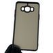 Чохол для Samsung Galaxy J7 2016 (SM-J710) матовий з високими бортами з захистом камери на самсунг дж7 2016 чорний 0013408 фото 2