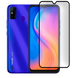 Защитное стекло МАТОВОЕ для телефона Tecno Spark 6 Go (KE5) противоударное на техно спарк 6 го черное 0039066 фото 1
