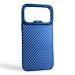 Чехол Kajsa Glamorous Straw Mat для iPhone 17 Pro Max синий Blue Plus (MagSafe, металлическое кольцо камеры, премиум) 0062044 фото