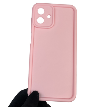 Чехол силиконовый Soft Touch для Samsung Galaxy A07 4G (SM-A075F) розовый (Полная защита камеры) 0039514 фото