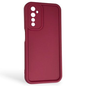 Чехол силиконовый Soft Touch для Realme 6 бордовый (Полная защита камеры) 0044002 фото