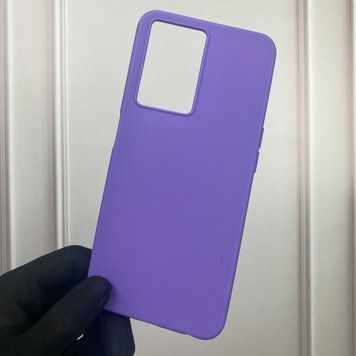 Чохол для OPPO A77 4G однотонний матовий силіконовий на оппо а77 бузковий 0000132 фото