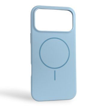 Чохол Silicone Case MagSafe для Apple iPhone 17 Pro Max блакитний (MagSafe, софт-тач) 0059999 фото