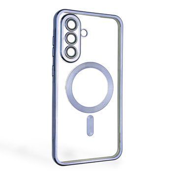 Чохол для Samsung Galaxy A56 (SM-A566B) з лінзами на камері з MagSafe на самсунг а56 бузковий 0034554 фото