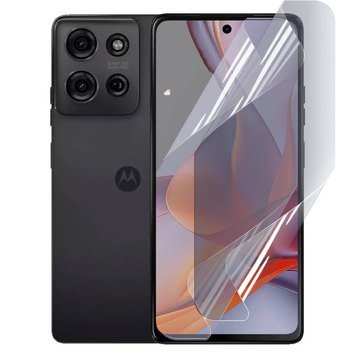 Плівка гідрогелева для Motorola Moto G75 глянсова протиударна на моторола г75 прозора 0033733 фото