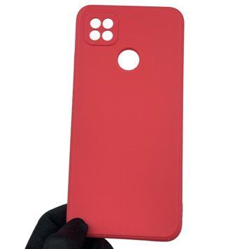 Чохол для Xiaomi Redmi 10A з квадратними гранями із захистом камери на сяомі редмі 10а червоний 0012766 фото