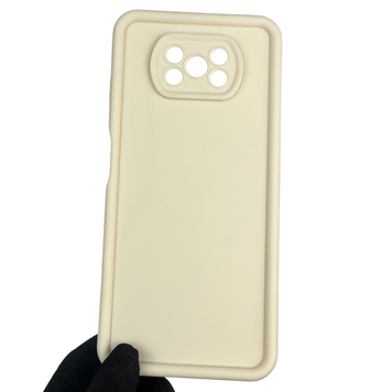 Чохол силіконовий Soft Touch для Xiaomi Poco X3 молочний (Повний захист камери) 0039765 фото