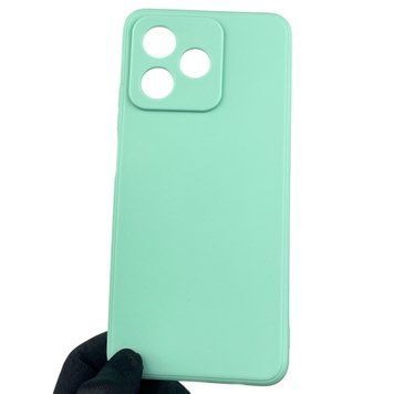 Чехол для Realme C53 с квадратными гранями с защитой камеры на реалми с53 мятный 0012514 фото
