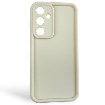 Чехол силиконовый Soft Touch для Samsung Galaxy S24 FE молочный (Полная защита камеры) 0054100 фото
