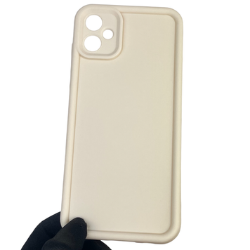 Чохол силіконовий Soft Touch для Samsung Galaxy A05 (SM-A055) молочний (Повний захист камери) 0039495 фото