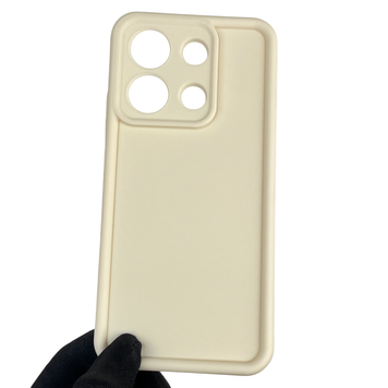 Чехол силиконовый Soft Touch для Xiaomi Redmi Note 13 4G молочный (Полная защита камеры) 0039994 фото