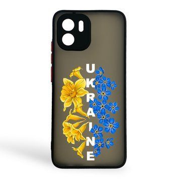 Чохол для телефона Xiaomi Redmi A1 с 3D принтом патріотичним із захистом камери на сяомі редмі а1 чорний 0038080 фото