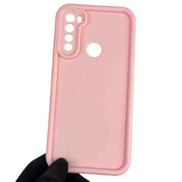 Чохол силіконовий Soft Touch для Xiaomi Redmi Note 8 рожевий (Повний захист камери) 0040057 фото