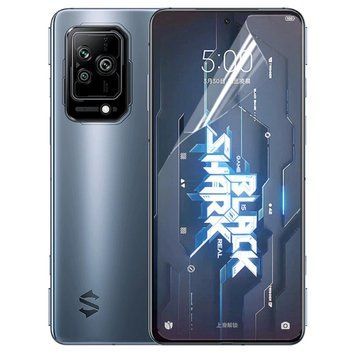 Плёнка гидрогелевая для Xiaomi Black Shark 5 Pro глянцевая противоударная на сяоми блек шарк 5 про прозрачная 0003358 фото