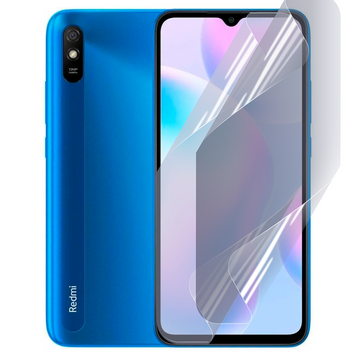 Плёнка гидрогелевая для Xiaomi Redmi 9A глянцевая противоударная на сяоми редми 9а прозрачная 0003432 фото