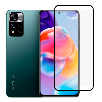 Защитное стекло для телефона Xiaomi Redmi Note 11 Pro Plus 5G противоударное на редми нот 11 про плюс черное 0038938 фото
