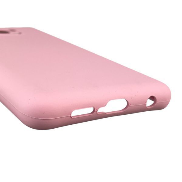 Чехол для Xiaomi Poco X3 Pro силиконовый с микрофиброй нескользящий на сяоми поко х3 про розовый 0032528 фото