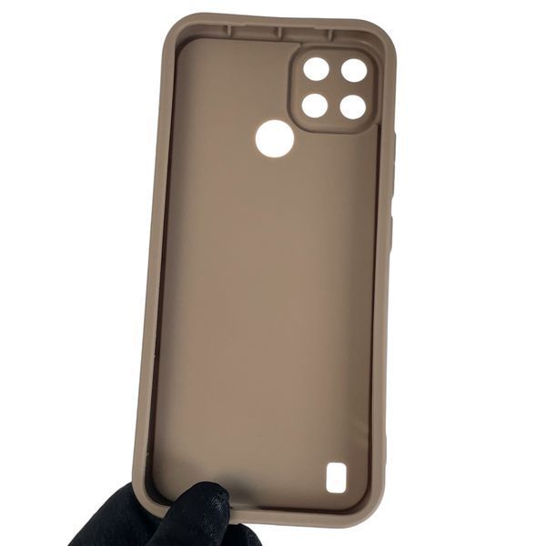 Чохол силіконовий Soft Touch з 3D принтом чарівна мінні маус для Realme C21Y коричневий (Повний захист камери) 0050266 фото