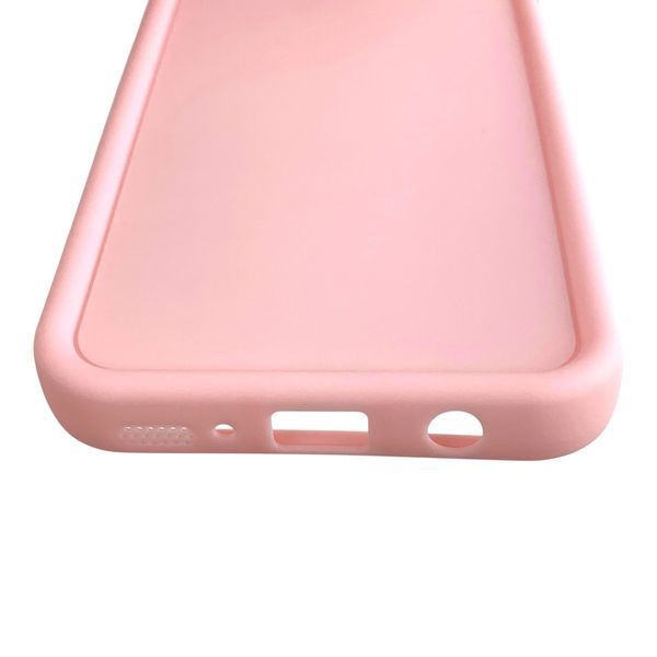 Чехол силиконовый Soft Touch для Samsung Galaxy A70 розовый (Полная защита камеры) 0054005 фото