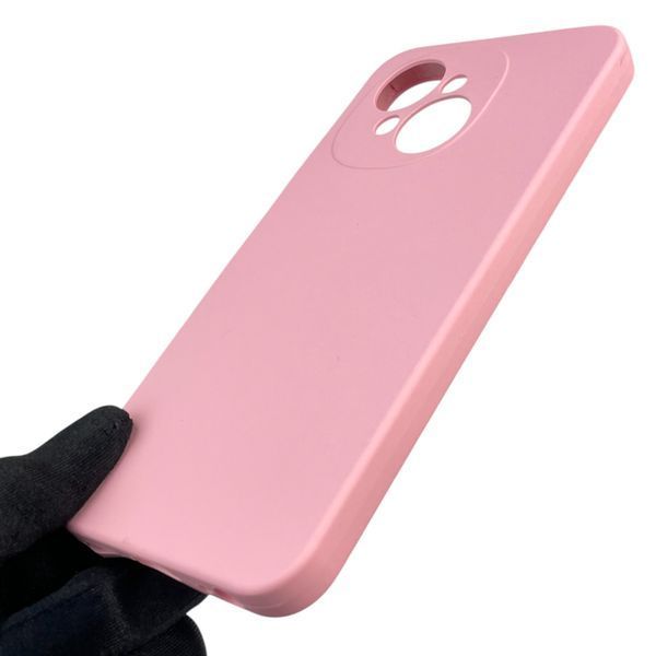 Чехол для Tecno Spark Go 2025 (KL4) силиконовый с микрофиброй нескользящий на техно спарк го 2025 розовый 0032313 фото