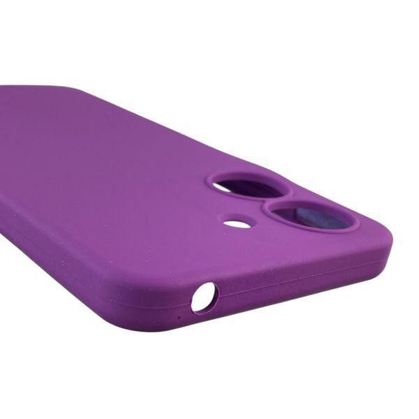 Чехол для Xiaomi Redmi 13C силиконовый с микрофиброй нескользящий на сяоми редми 13с фиолетовый 0032597 фото
