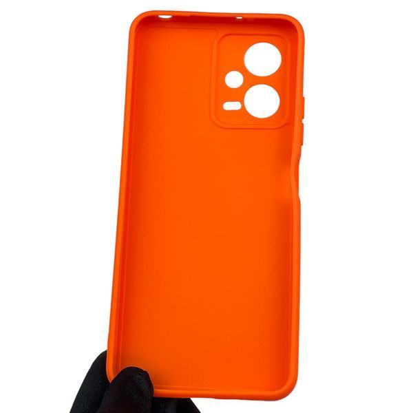 Чехол для Xiaomi Poco X5 5G с квадратными гранями с защитой камеры на соями поко х5 оранжевый 0012716 фото