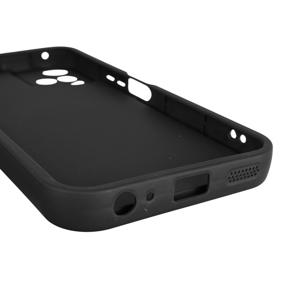 Чехол силиконовый Soft Touch с 3D принтом для Vivo Y21 черный (Полная защита камеры) 0042099 фото