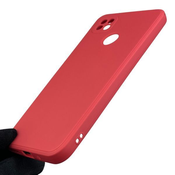 Чохол для Xiaomi Redmi 10A з квадратними гранями із захистом камери на сяомі редмі 10а червоний 0012766 фото