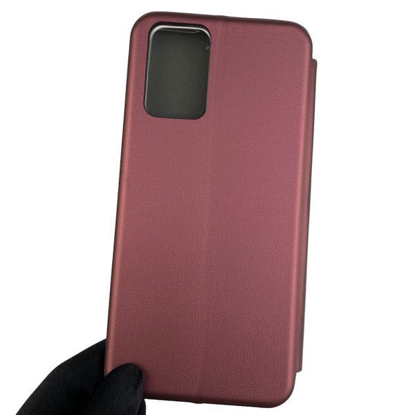 Чохол-книжка для OPPO A54 з підставкою на оппо а54 бордова 0001669 фото