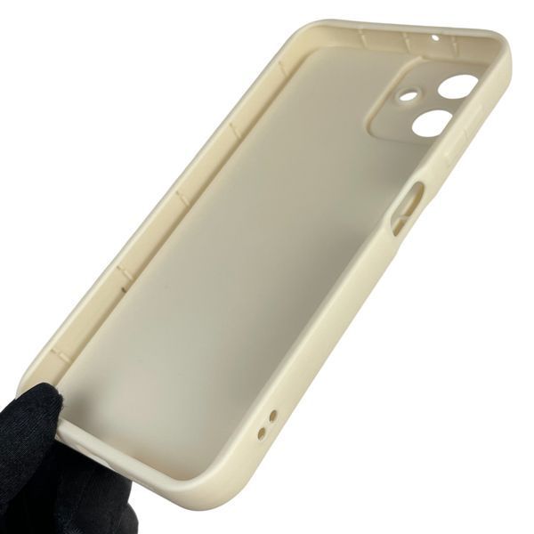 Чохол силіконовий оригінальний Soft Touch з 3D принтом злого кота для Samsung Galaxy A06 (SM-A065) молочний (Повний захист камери) 0046349 фото