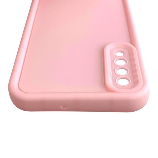 Чехол силиконовый Soft Touch для Samsung Galaxy A70 розовый (Полная защита камеры) 0054005 фото