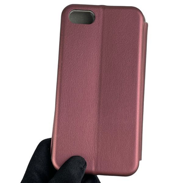 Чохол-книжка для Apple iPhone 8 із підставкою на айфон 8 бордова 0000486 фото