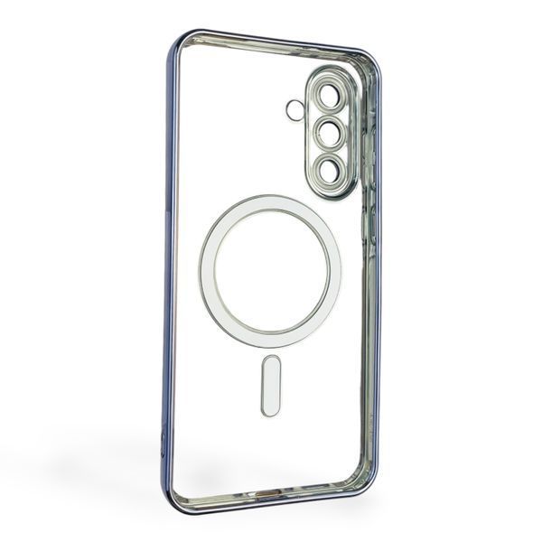 Чехол для Samsung Galaxy A56 (SM-A566B) с линзами на камере с MagSafe на самсунг а56 сиреневый 0034554 фото