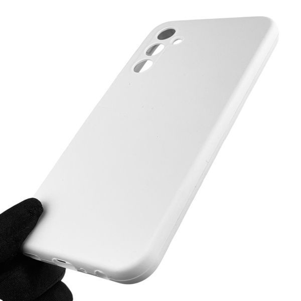 Чохол для Samsung Galaxy A24 (SM-A245F) силіконовий з мікрофіброю нековзний на самсунг а24 білий 0031873 фото