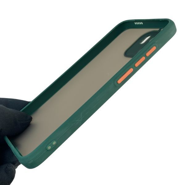 Чехол для телефона Xiaomi Redmi A2 с высокими бортами с защитой камеры на сяоми редми а2 темно-зеленый 0026231 фото