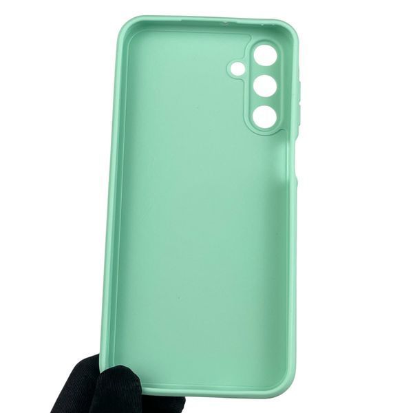 Чохол для Samsung Galaxy A15 з квадратними гранями із захистом камери на самсунг а15 м'ятний 0012564 фото