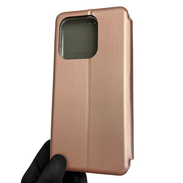 Чохол-книжка для TECNO Spark 10 KI5q з підставкою на техно спарк 10 рожеве золото 0002302 фото