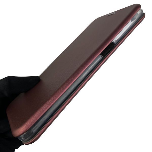 Чохол-книжка для OPPO A54 з підставкою на оппо а54 бордова 0001669 фото